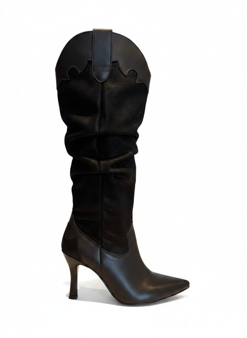 Bota vaquera de tacon alta para mujer – SEDONA