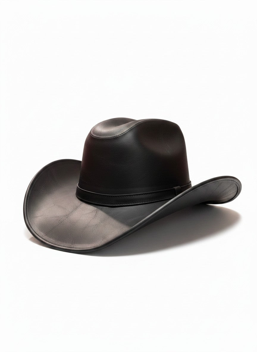 Sombrero vaquero negro western liso para mujer – PHOENIX