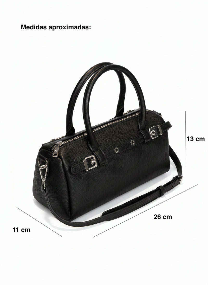 VERONA – Bolsa de mano tipo baguette estructurada casual