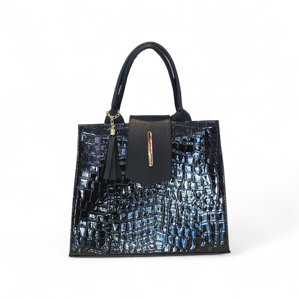 KENI - Bolso de mano estructurado con correa larga ajustable