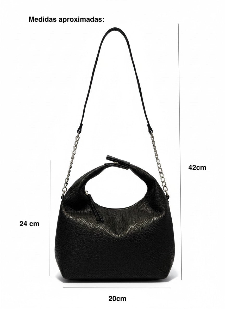 Bolsa pequeña sencilla con correa larga – BUDAPEST