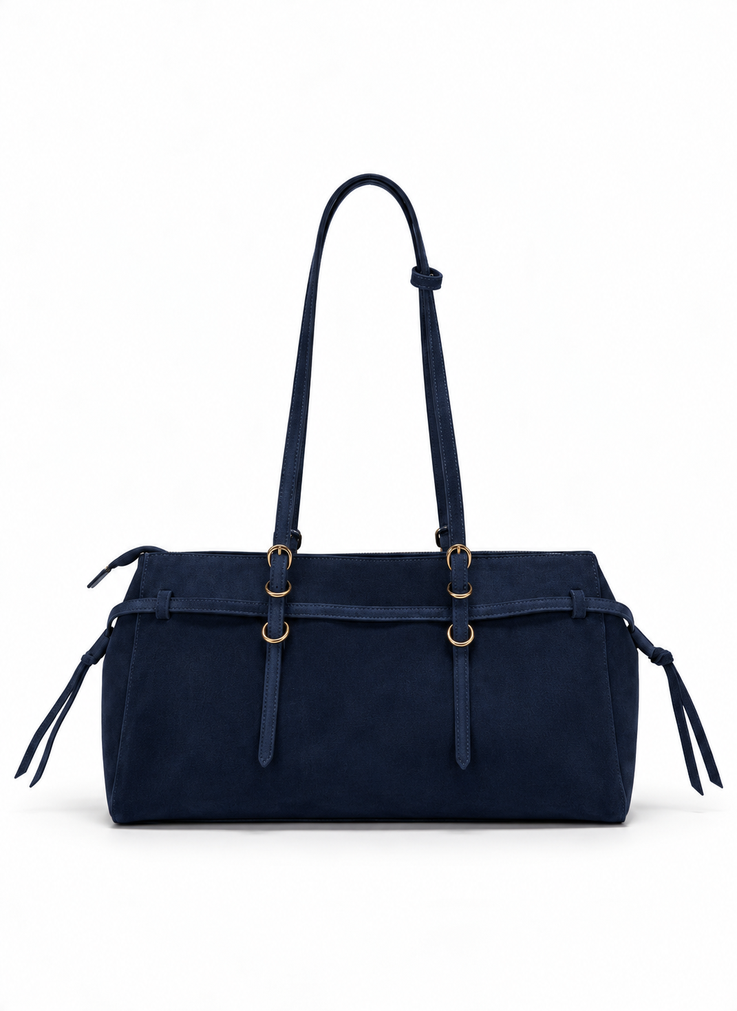 Bolso baguette de hombro efecto gamuza – TRIESTE