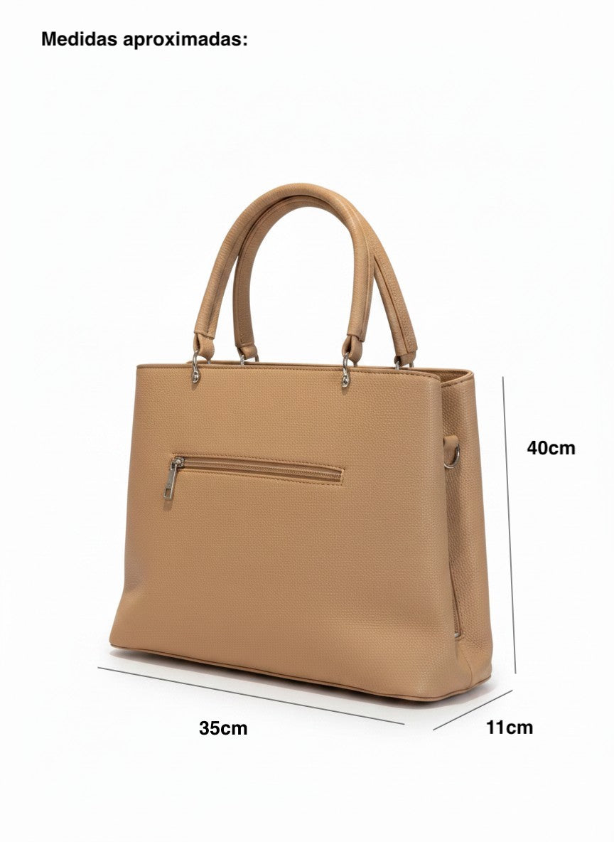 Bolso de mano café – CAPRI
