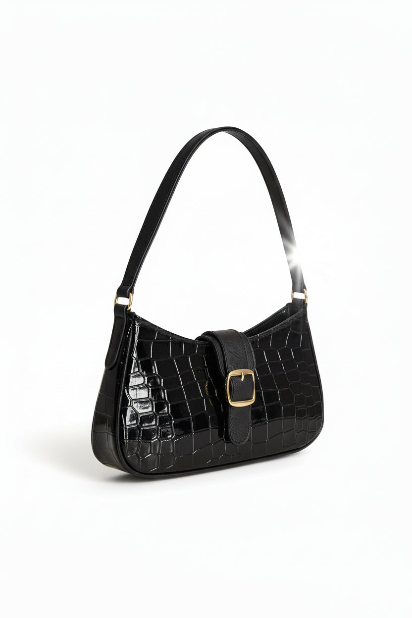 NÁPOLES – Bolsa pequeña de hombro tipo hobo shoulder casual