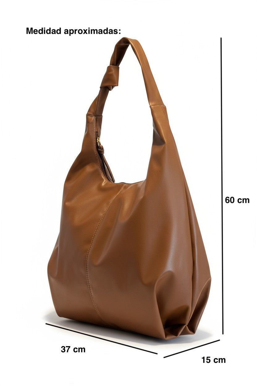 MAUI – Bolsa tipo hobo con asa anudada y diseño minimalista