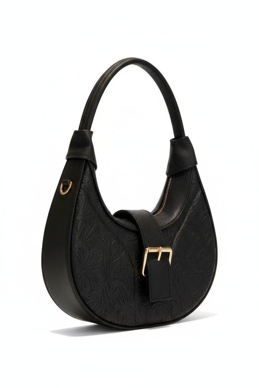 IMPERIA – Bolso hobo con diseño clásico grabado