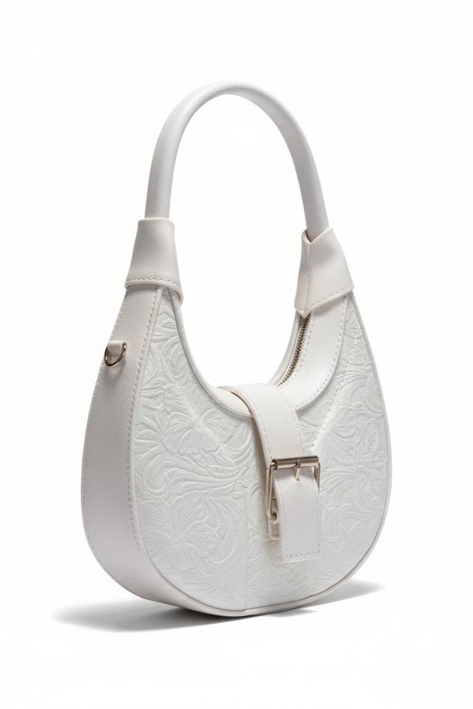 IMPERIA – Bolso hobo con diseño clásico grabado