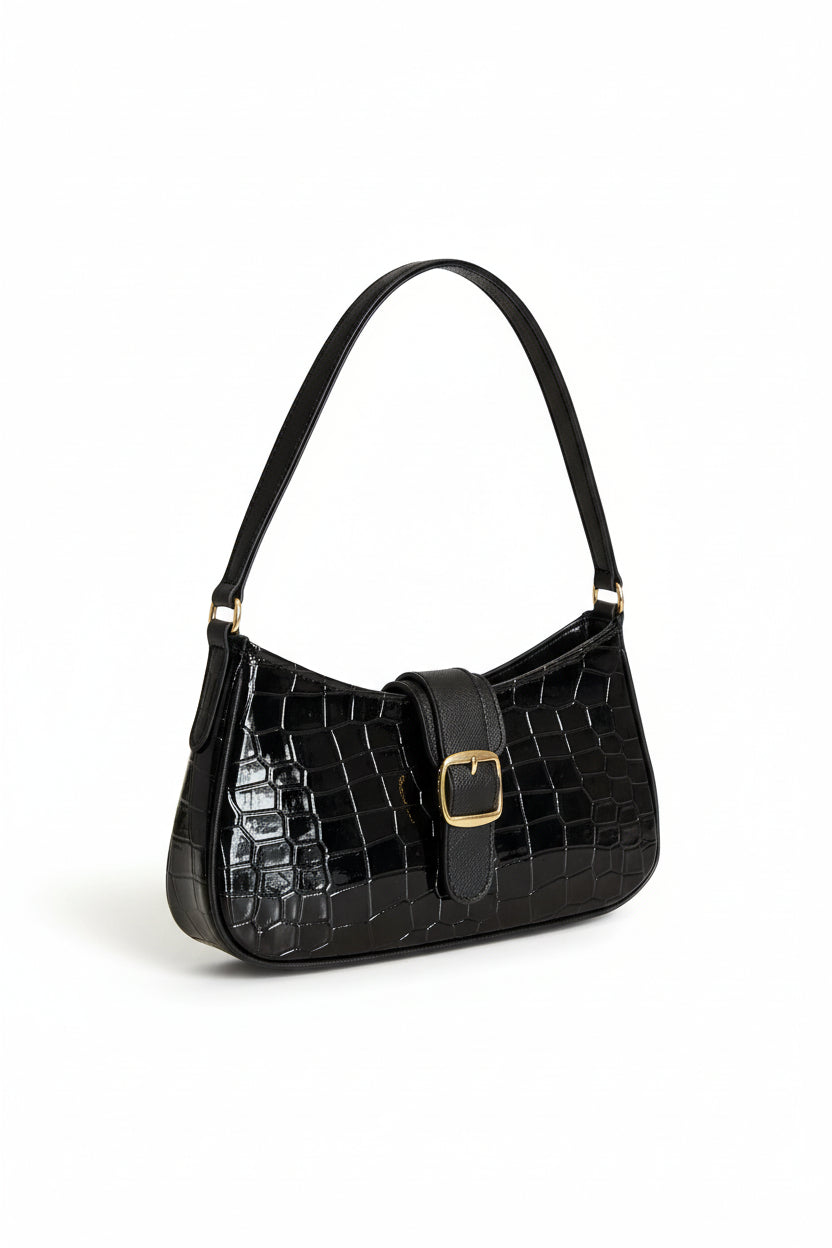 NÁPOLES – Bolsa pequeña de hombro tipo hobo shoulder casual