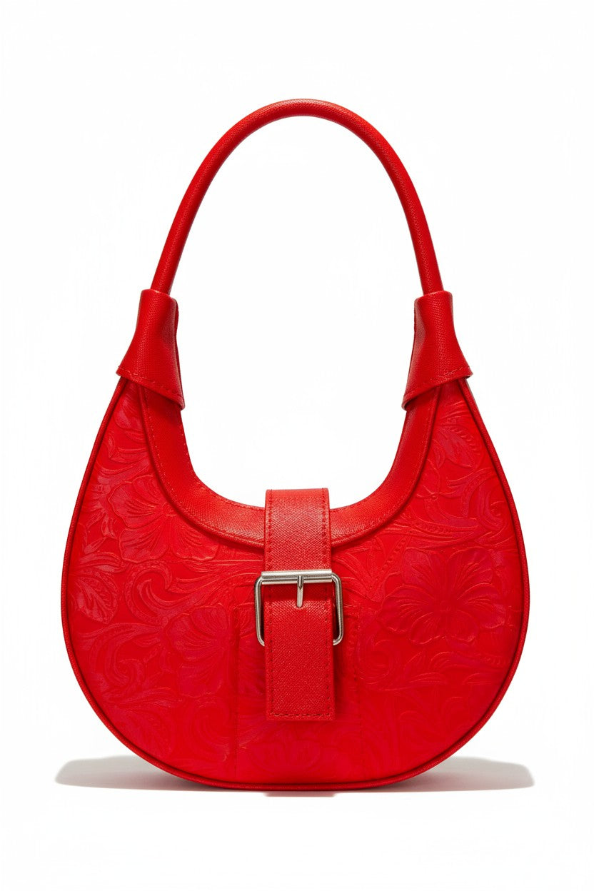 IMPERIA – Bolso hobo con diseño clásico grabado