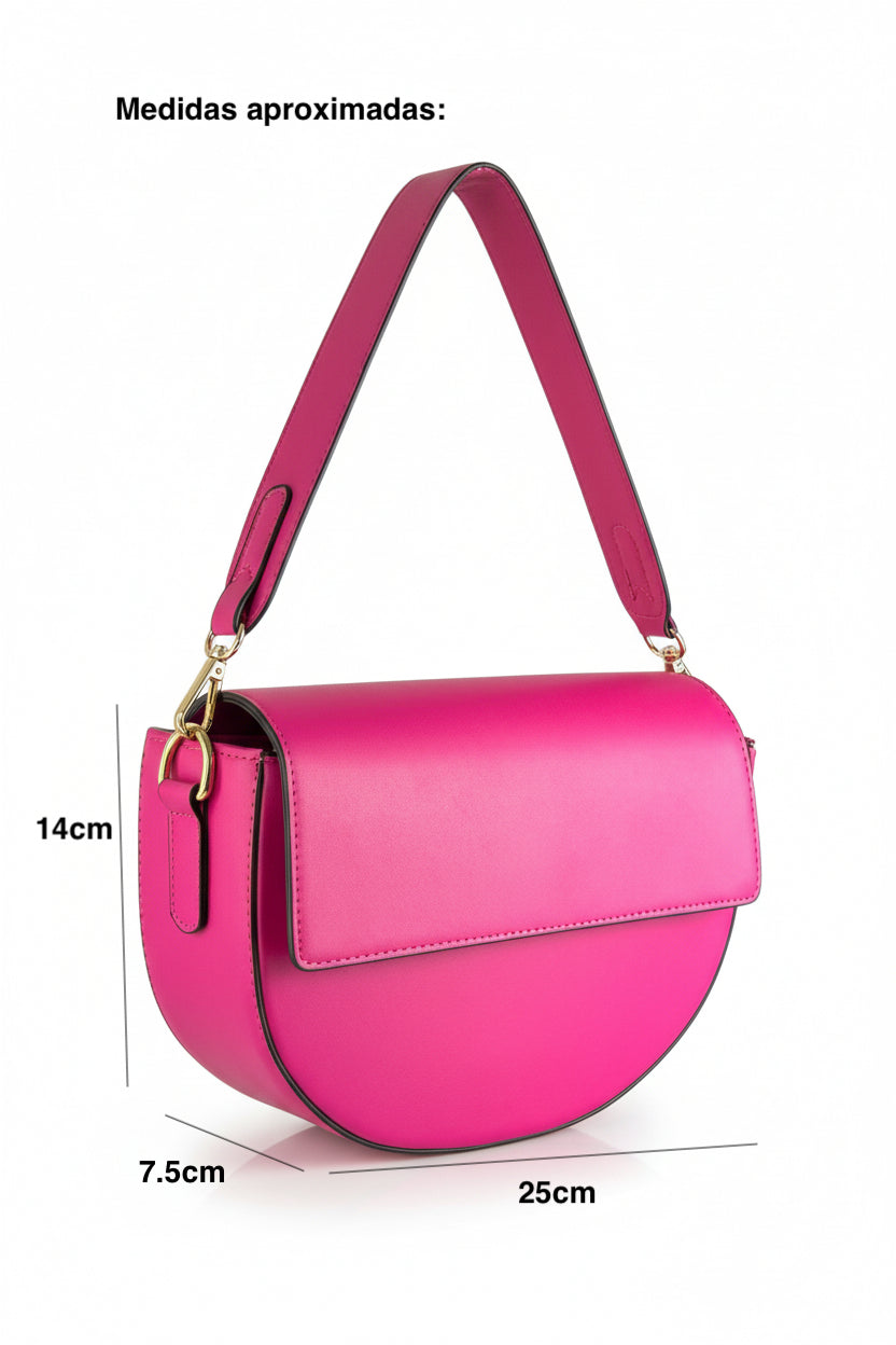 ROMI -Bolso media luna tipo hobo uso diario, eventos o casual