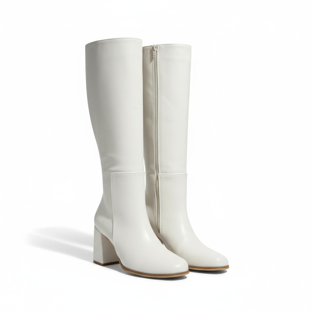 MÉRIDA – Bota alta con tacón, elegante y sofisticada