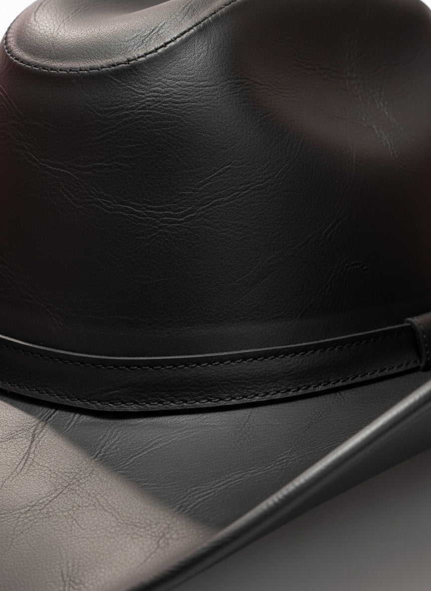 Sombrero vaquero negro western liso para mujer – PHOENIX